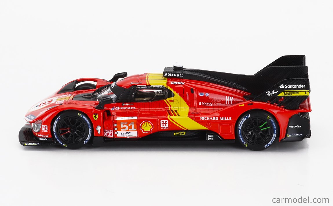 STATISCHES MODELLAUTO BURAGO FERRARI 499P WINNER LE MANS 2023 GIOVINAZZI 1 43 Online Kaufen - Foto 10