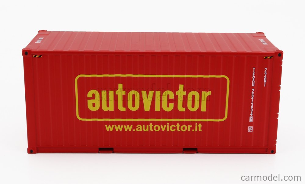 WSI-COLLECTIBLES 02-3340 Scale 1/50  ACCESSORIES LTM 1750 CONTAINER 20 AUTOVICTOR RED