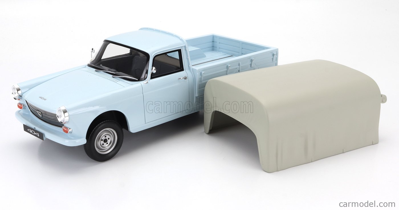 Miniature Provence Moulage – Peugeot 404 Pick Up Bâché Bleue – Résine 1/43