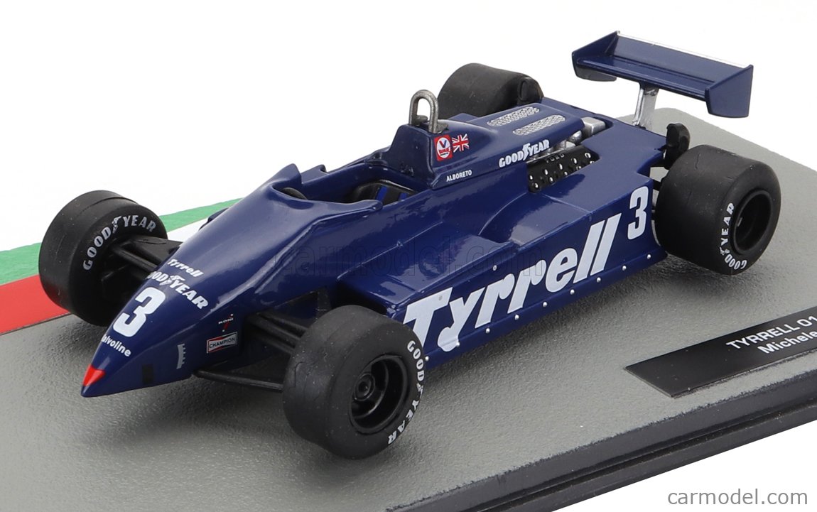 EDICOLA FORMULA1AUTOCOL203 Scale 1/43 | TYRRELL F1 011 DENIM N 3 LONG ...