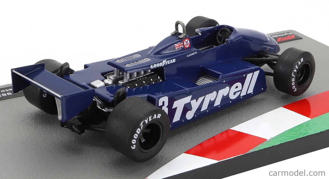 EDICOLA FORMULA1AUTOCOL203 Scale 1/43 | TYRRELL F1 011 DENIM N 3 LONG ...