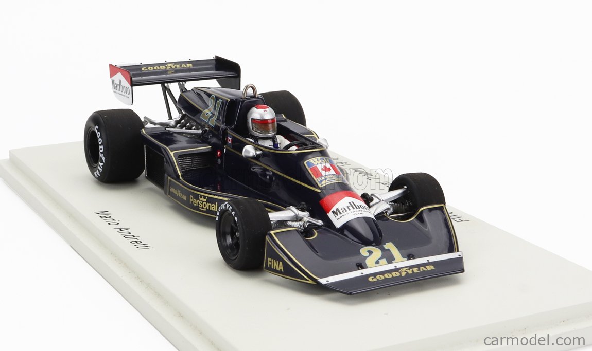 SPARK-MODEL S4044 Scale 1/43 | WILLIAMS FW05 N 21 INTERNATIONAL TROPHY 1976  MARIO ANDRETTI BLACK