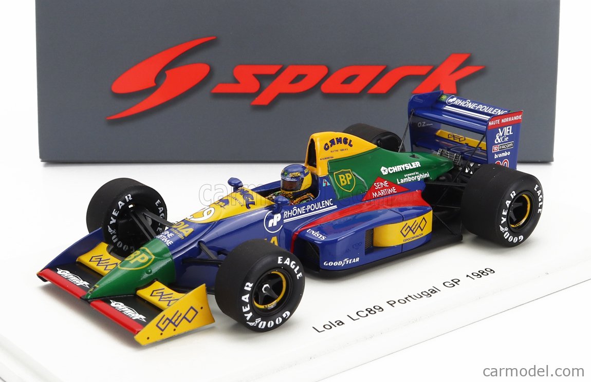 SPARK-MODEL S2977 Scale 1/43 | LOLA F1 LC89 TEAM EQUIPE LARROUSSE 