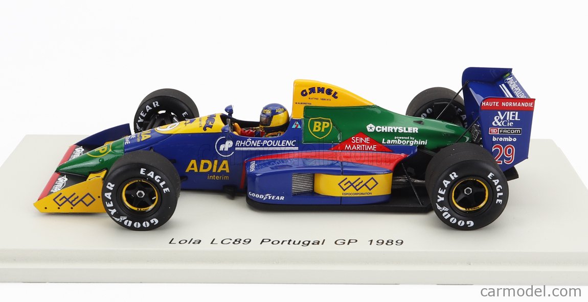 SPARK-MODEL S2977 Scale 1/43 | LOLA F1 LC89 TEAM EQUIPE LARROUSSE 