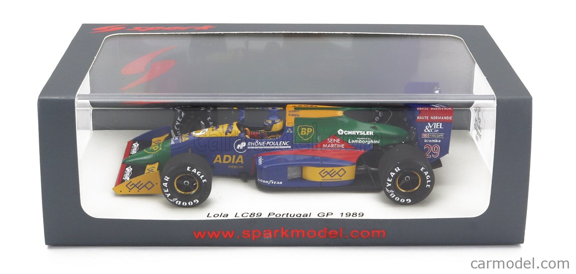 SPARK-MODEL S2977 Scale 1/43 | LOLA F1 LC89 TEAM EQUIPE LARROUSSE 