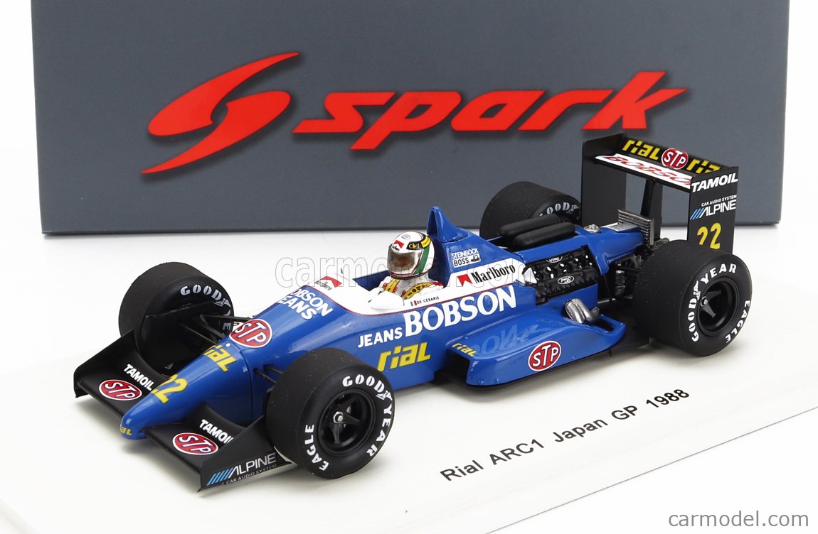 格安セール■スパークモデル 1/43 1988 リアルARC1 #22 A.d.チェザリス 日本GP レーシングカー