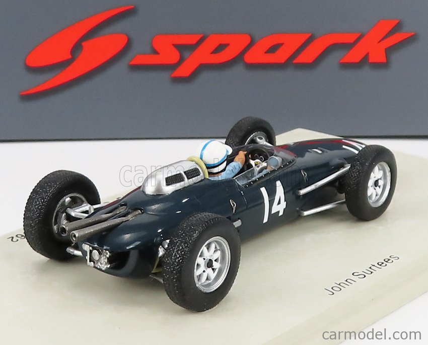 SPARK MODEL S1815 Masstab 1 43 LOLA F1 MK4 N 14 2nd GERMAN GP 1962