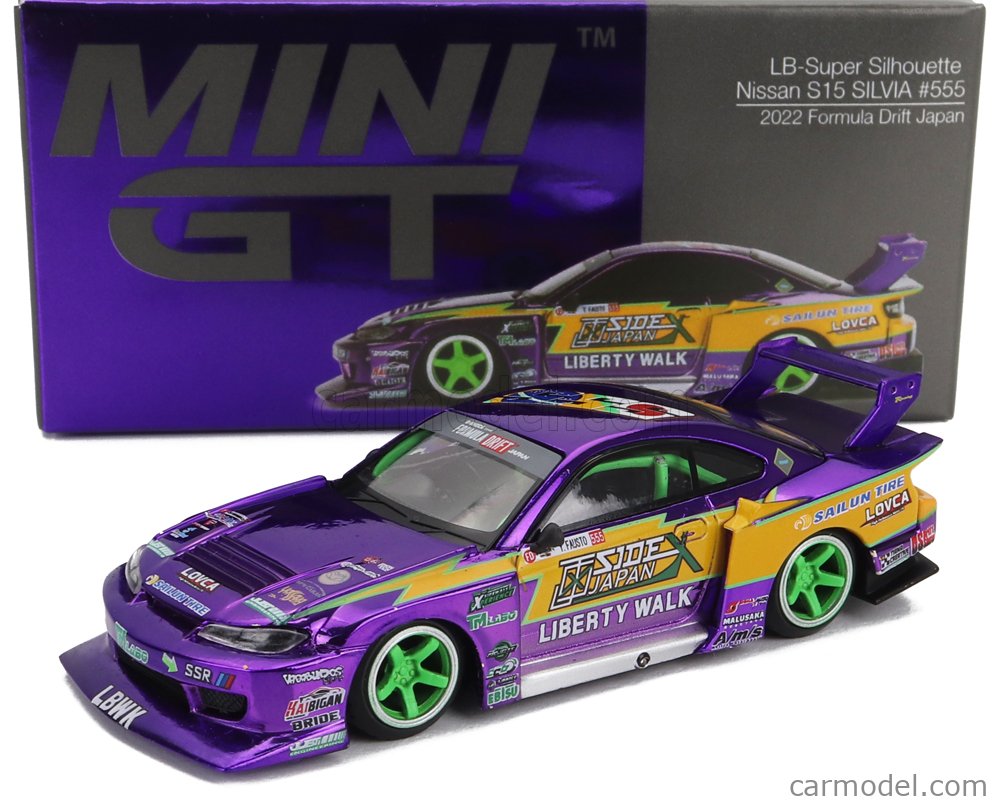 TRUESCALE MGT00576-R Scale 1/64 | NISSAN SILVIA (S15) COUPE N 555 ...