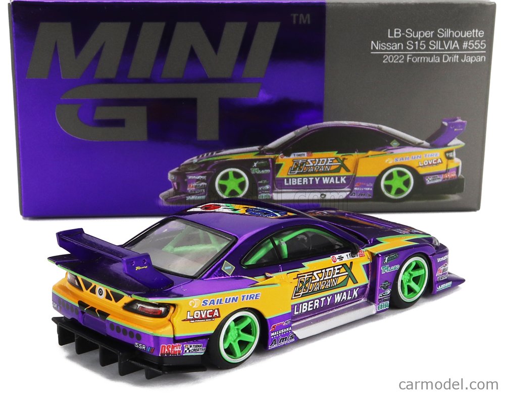 TRUESCALE MGT00576-R Scale 1/64 | NISSAN SILVIA (S15) COUPE N 555 ...