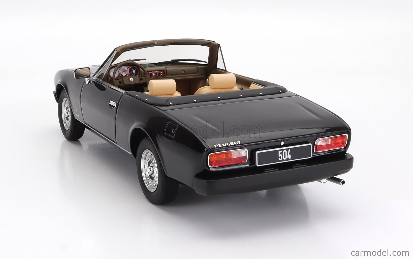 Peugeot 504 Cabriolet Rouge échelle 1/18 – Cult Models Résine CML192-1
