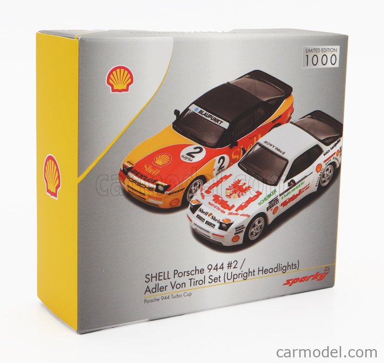 Shell 944 SPARK-MODEL YCOMBO64003 Scale 1/64 | PORSCHE SET 2X 944 SHELL N 2 ...