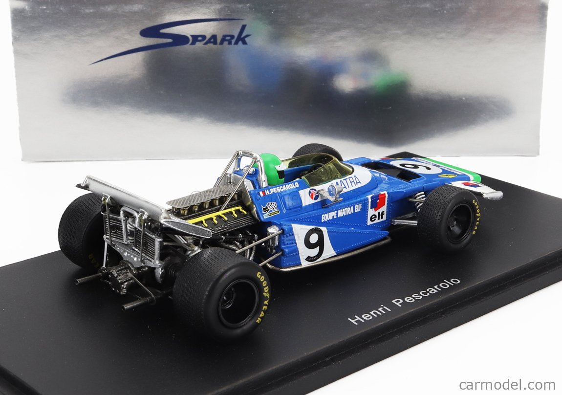 SPARK-MODEL S1601 Echelle 1/43 | MATRA SIMCA F1 MS120 N 9 3rd MONACO GP ...