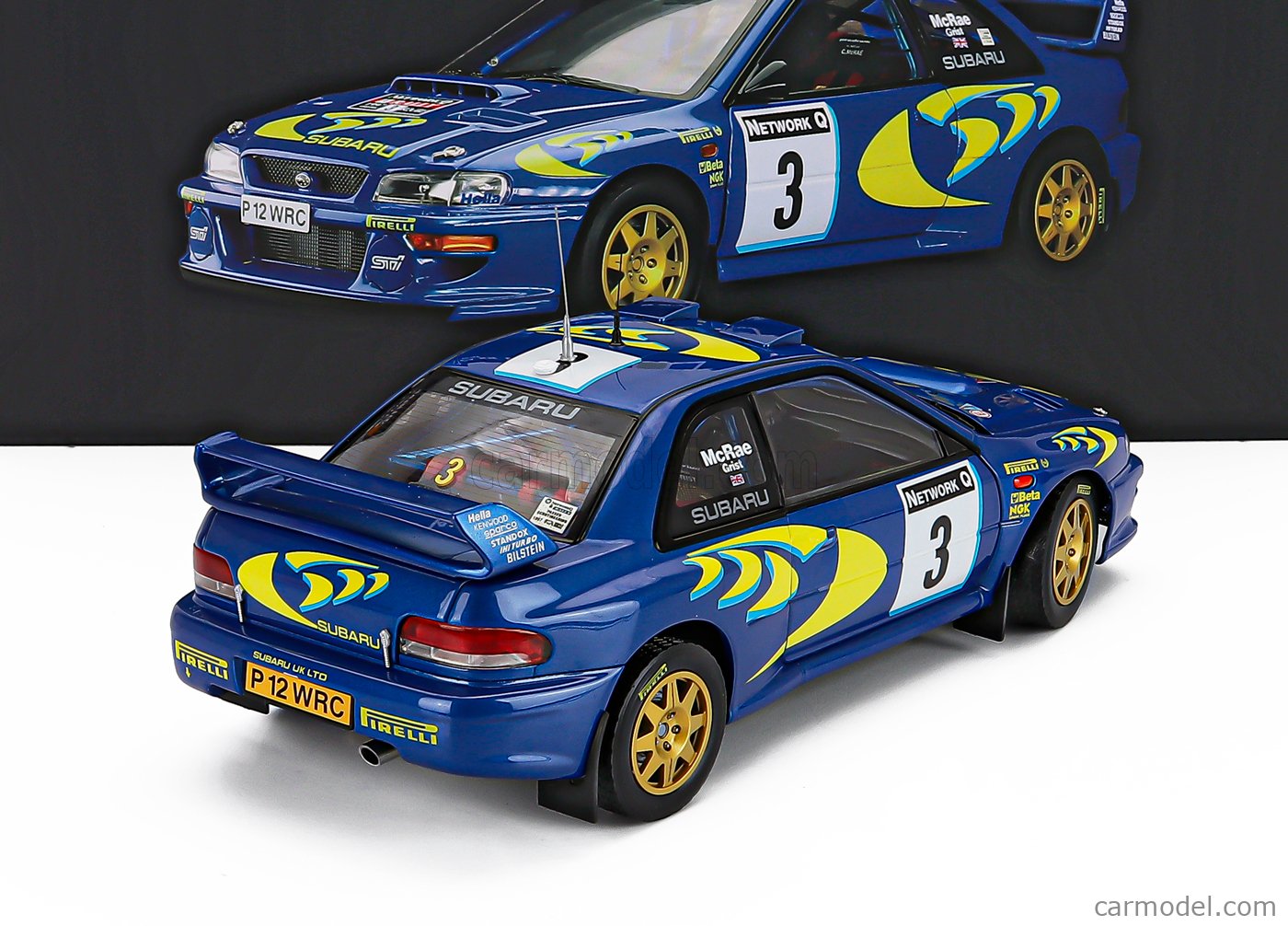 SUN-STAR 05781 Scale 1/18 | SUBARU IMPREZA S5 WRC N 3 WINNER RALLY