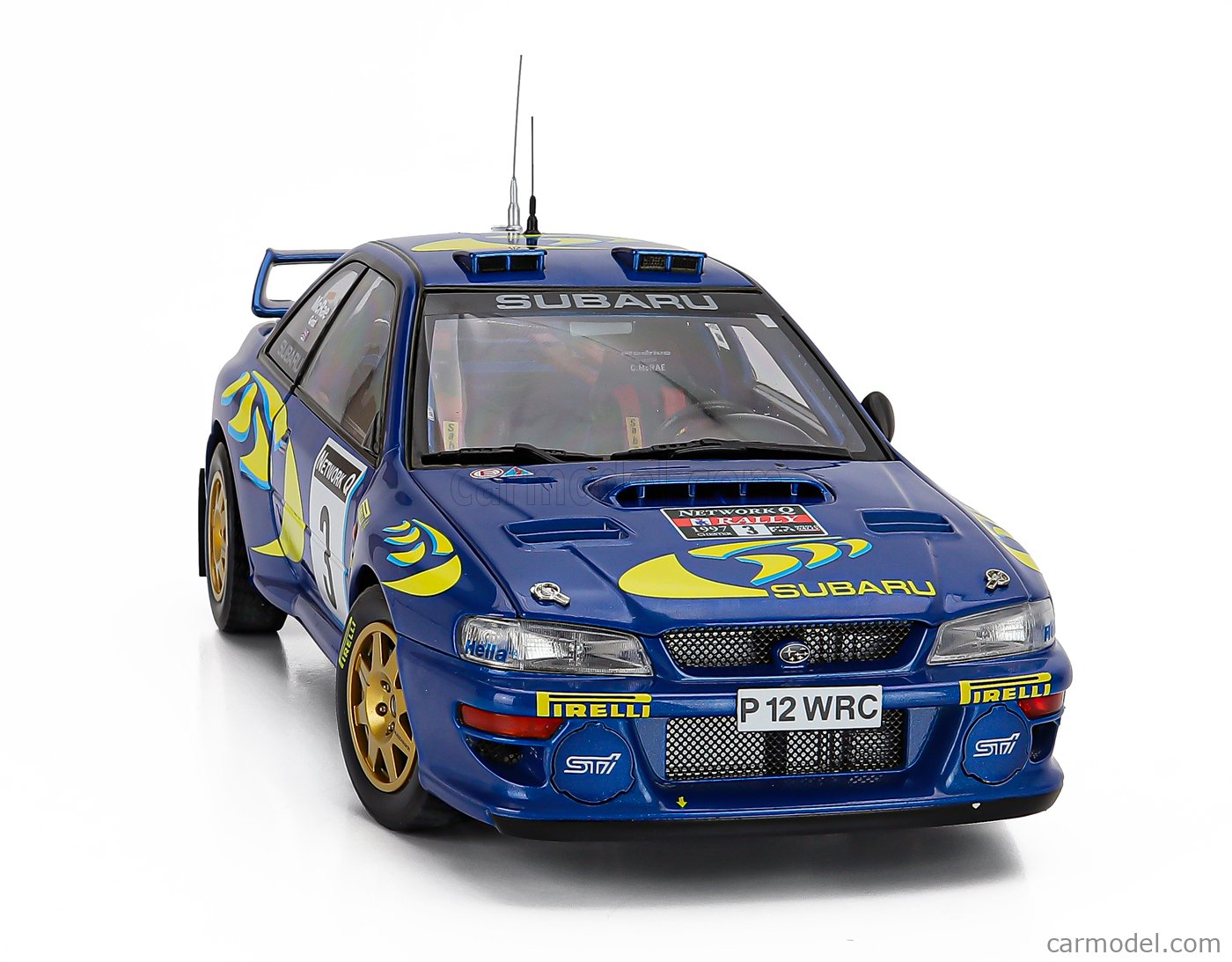 SUN-STAR 05781 Scale 1/18 | SUBARU IMPREZA S5 WRC N 3 WINNER RALLY