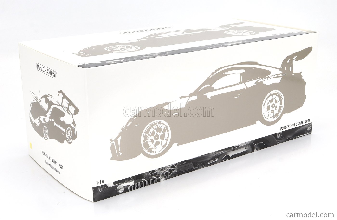 Minichamps 1/18 Porsche 911 GT3 RS Weissach 2024 - Modello In Metallo, Nuovo, 110062025