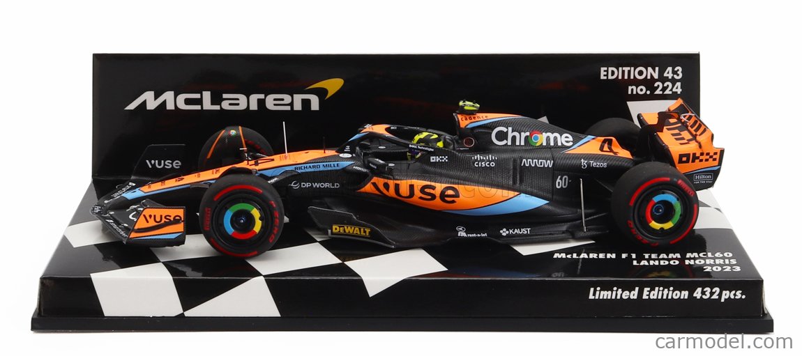 MINICHAMPS 537234304 Scale 1/43 | McLAREN F1 MCL60 TEAM McLAREN N 4 ...