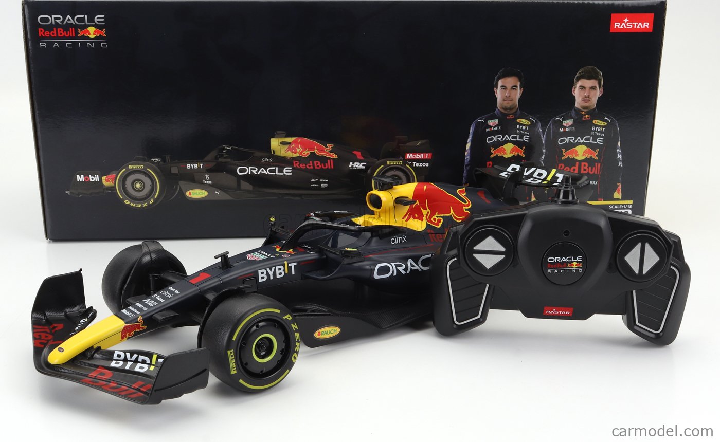 MONDOMOTORS 63772-RC Scale 1/18 | RED BULL F1 RB18 TEAM ORACLE RED 