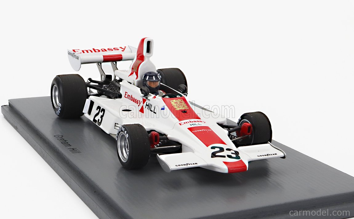 Hill GH1 #23 F1 Monaco GP 'Embassy' 1:43 S5670 SPARK diecast