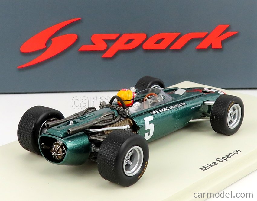 Spark Model S Masstab Brm F P N Th Monaco Gp Mike Spence Green Orange