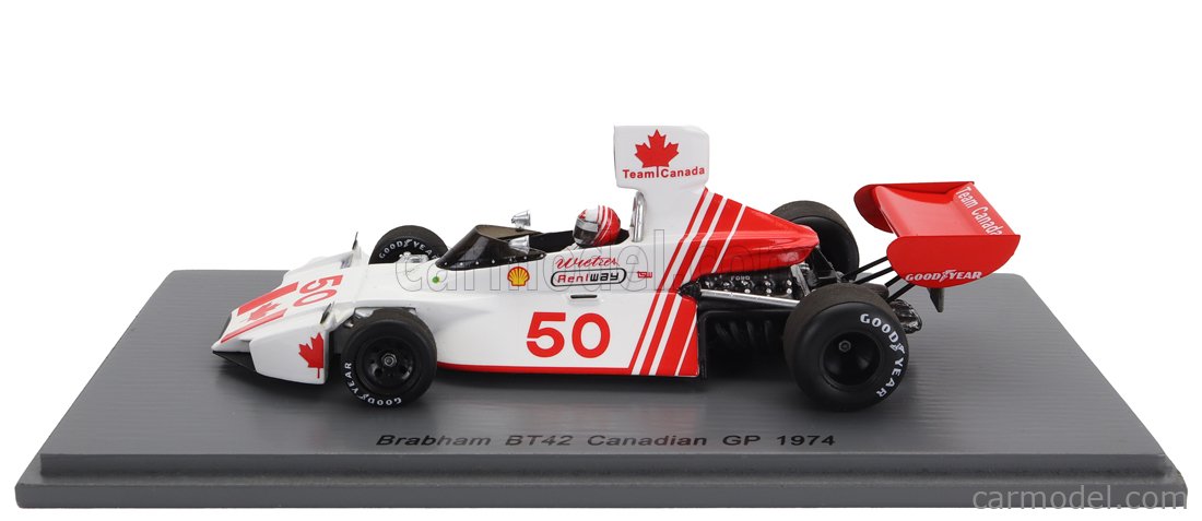 Spark S2349 BRABHAM BT42 N°42 - Ian Ashley GP USA 1974 - 1/43 - Résine