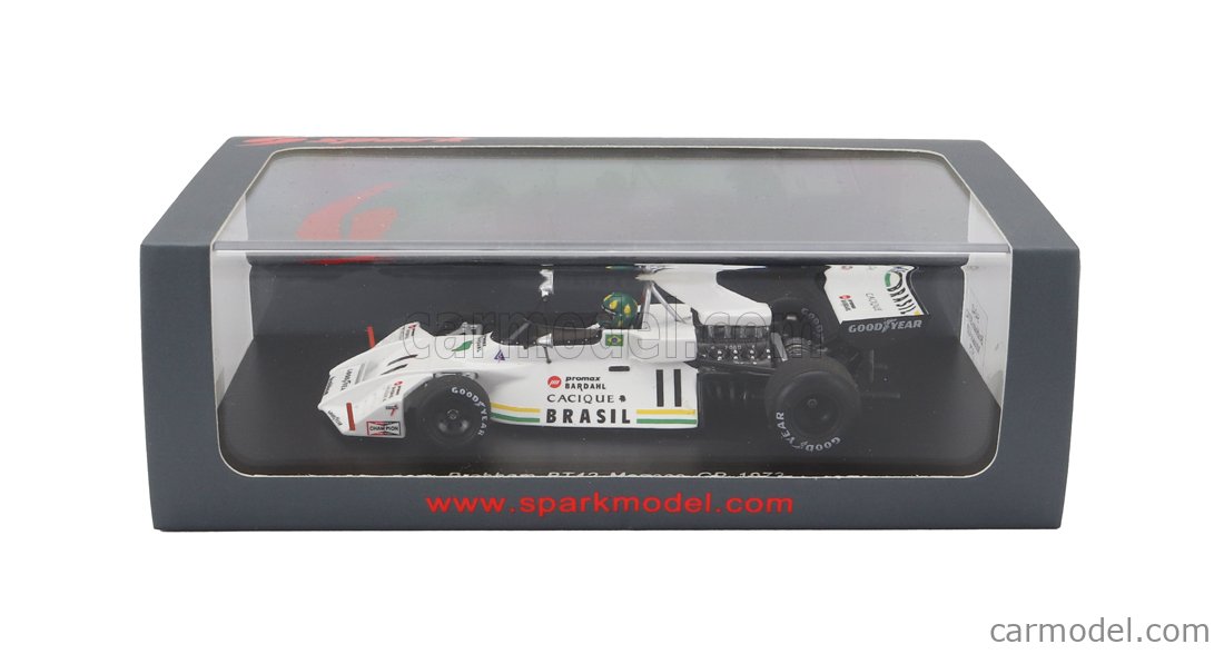 Modèle Réduit F1 Brabham BT42 #42 Spark 1:43 - Essais USA GP 1974, Pilote Ian Ashley, Neuf