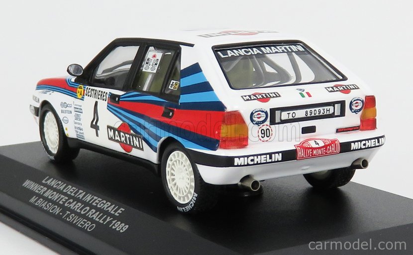 Altaya 1:24 Lancia Delta HF Integrale #4 gagnant Rallye Monte Carlo 1992 Auriol, Occelli AAWRC031 modèle voiture AAWRC031 G113U031