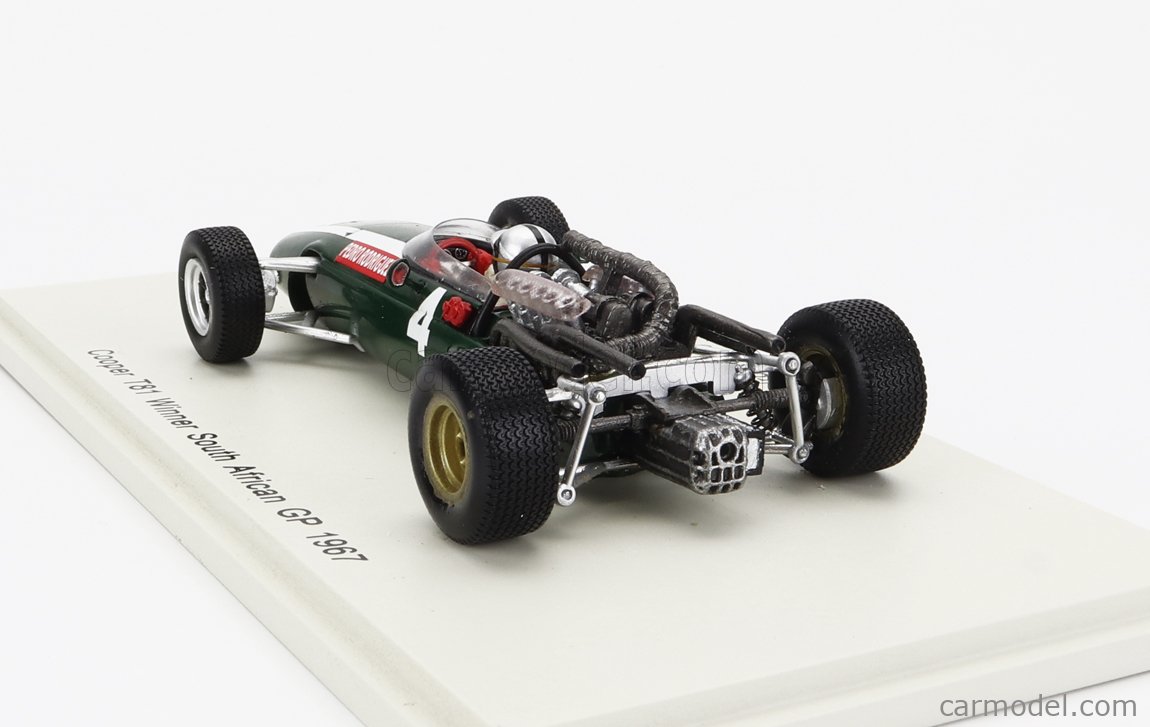 Spark S3526 Cooper T81B N°14 – GP Afrique Du Sud 1968 – Brian Redman – 1/43 (prévente)
