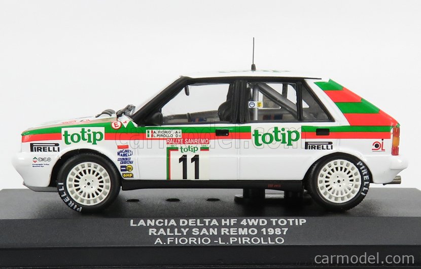 Lancia Delta HF 4WD, San Remo 1987, A.Fiorio, no.11 [SCR003] - 14,95