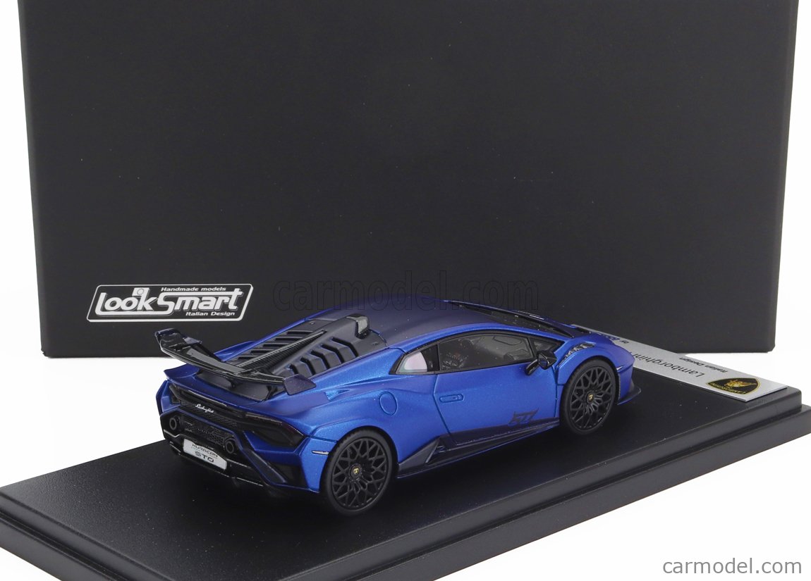 LOOKSMART LS523SA Scale 1/43 | LAMBORGHINI HURACAN STO LP640-2 2021 BLU ...