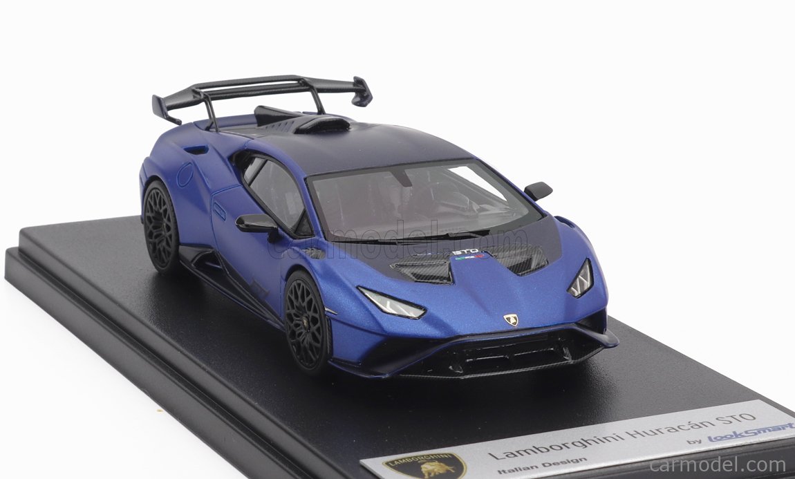 LOOKSMART LS523SA Scale 1/43 | LAMBORGHINI HURACAN STO LP640-2 2021 BLU ...