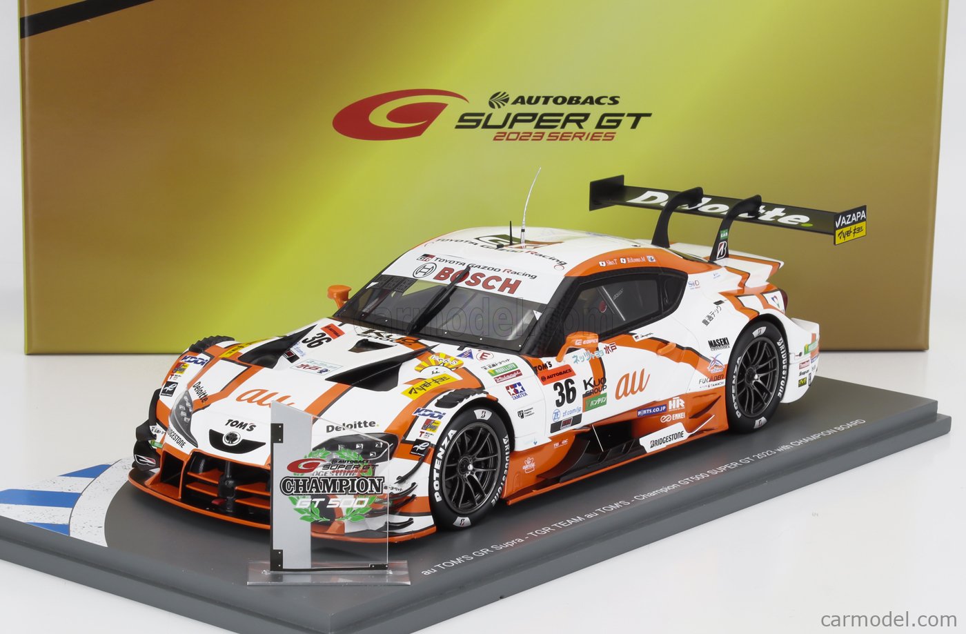 スパーク spark 1/18 au tom's gr supra 2023 1/18 Spark au TOM'S GR Supra No.36 TGR TEAM au TOM'S