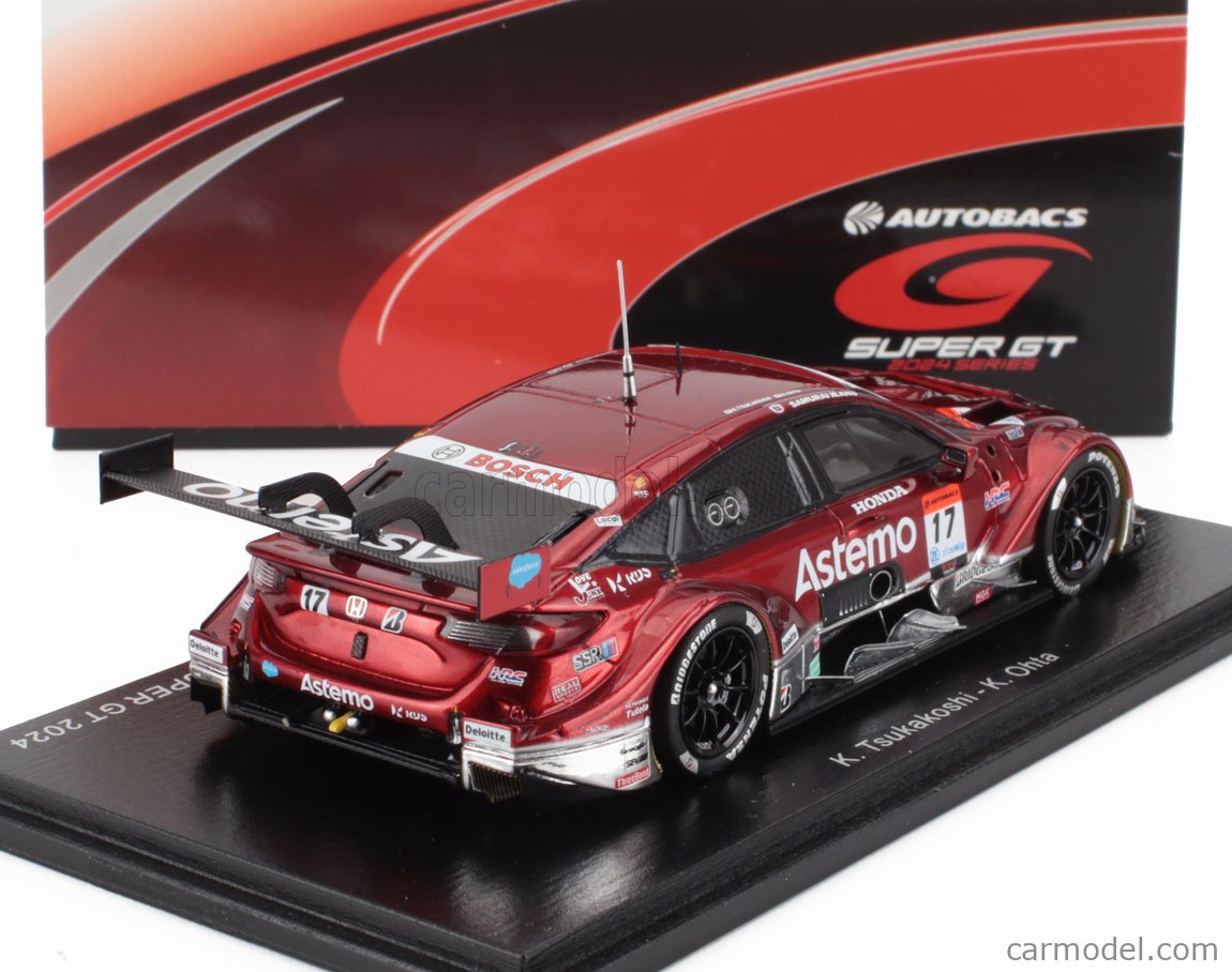 SPARK 1/43 スーパーGT Astemo CIVIC 塚越太田 2024 スパーク 1/43 Astemo CIVIC TYPE R-GT No.17 Astemo REAL