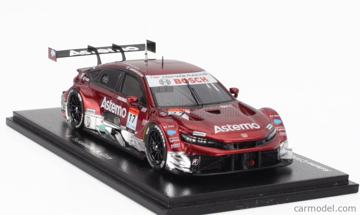 ミニカー Astemo Civic Type R-GT GT500 スパーク 1/43 Astemo CIVIC TYPE R-GT No.17 Astemo REAL