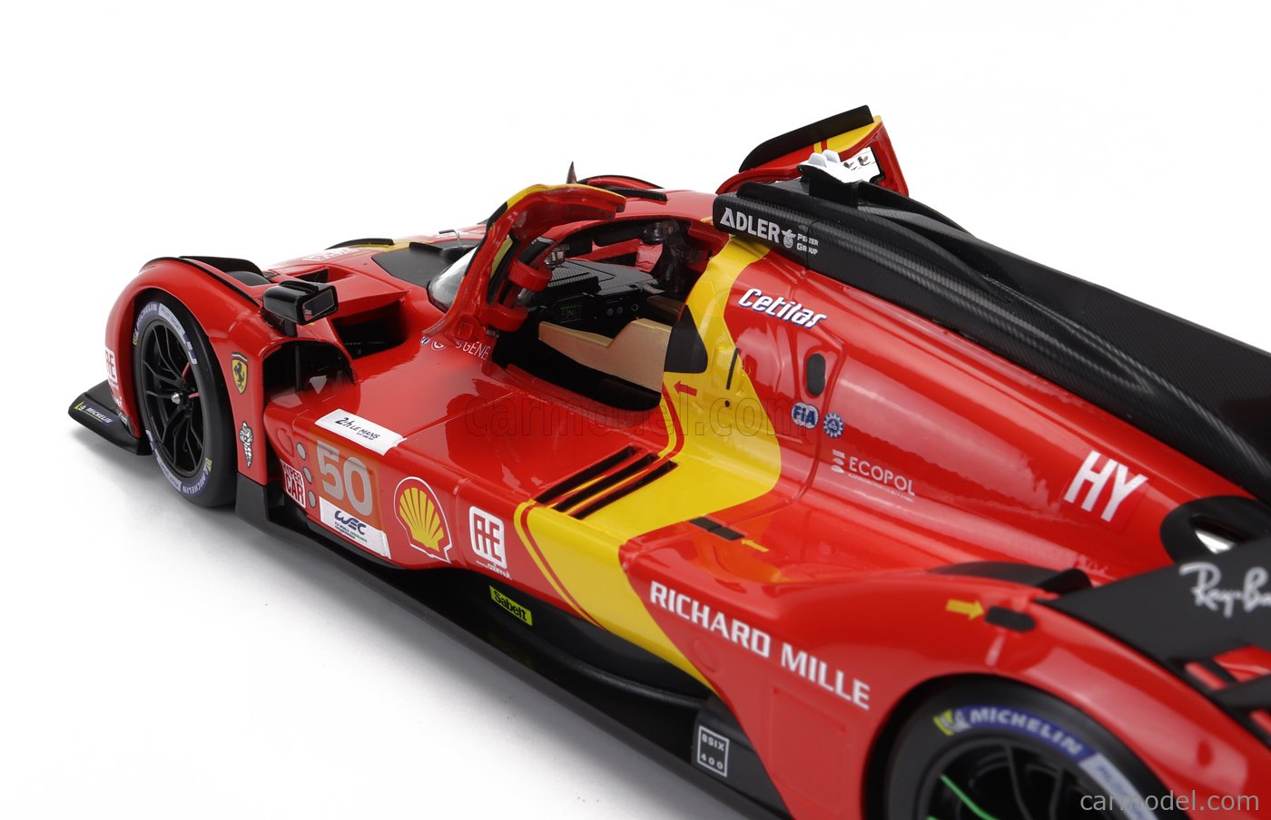 Burago Bu16301 50 Scale 118 Ferrari 499p 30l Turbo V6 Team Ferrari