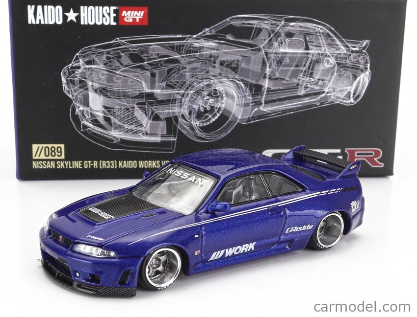 TRUESCALE KHMG089 Scale 1/64 | NISSAN SKYLINE GT-R (R33) KAIDO WORKS ...