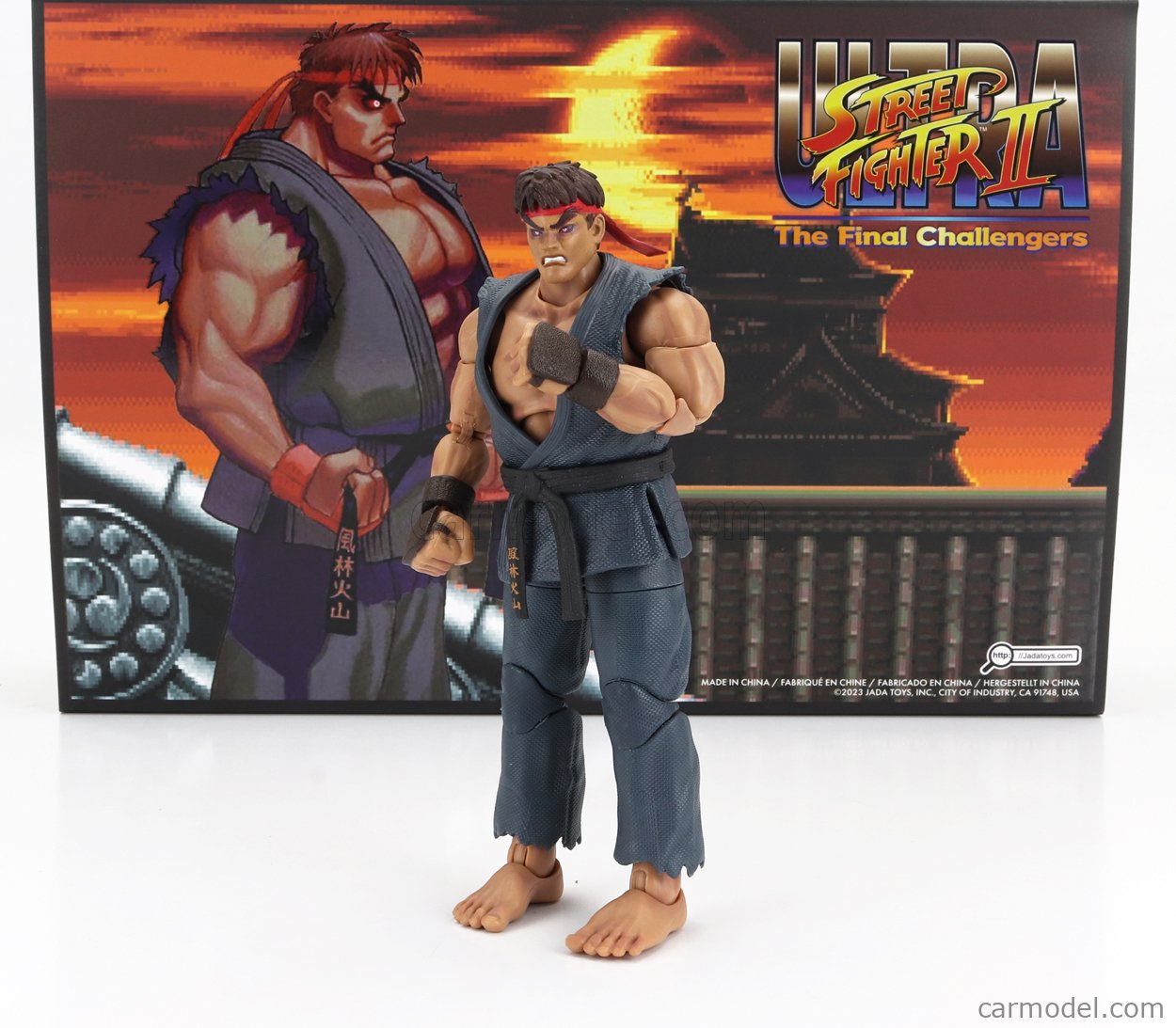 FIGURES - EVIL RYU - ULTRA STREET FIGHTER II - THE FINAL CHALLENGERS - CM.  15.5 - ACTION FIGURE