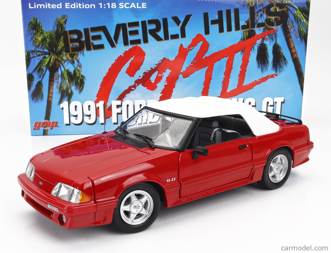 GMP 18998 Scale 1/18 | FORD USA MUSTANG GT CABRIOLET 1991