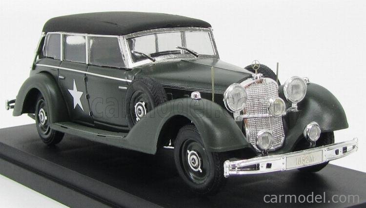 RIO-MODELS 4154 Scale 1/43  MERCEDES BENZ 770 LIMOUSINE USA ARMY 1945 MILITARY GREEN