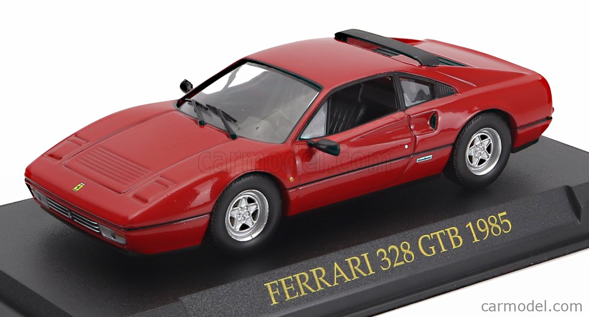 Maquette Ferrari 328 GTB 1985 Rouge 1:18 KK-Scale - Métal Die-cast - Avec Boîte