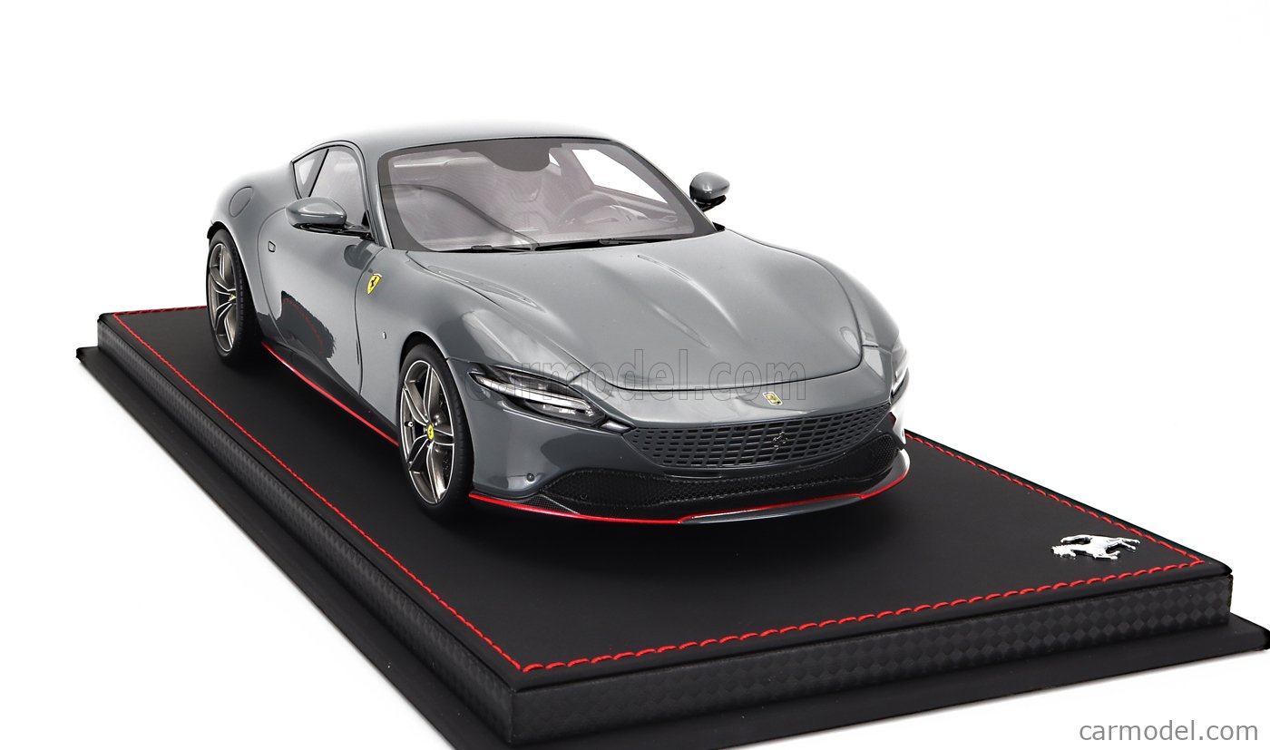 Modèle Réduit Ferrari Roma 2019 1:43 BBR - Couleur Grigio Medio, Référence BBRC236N, Neuf