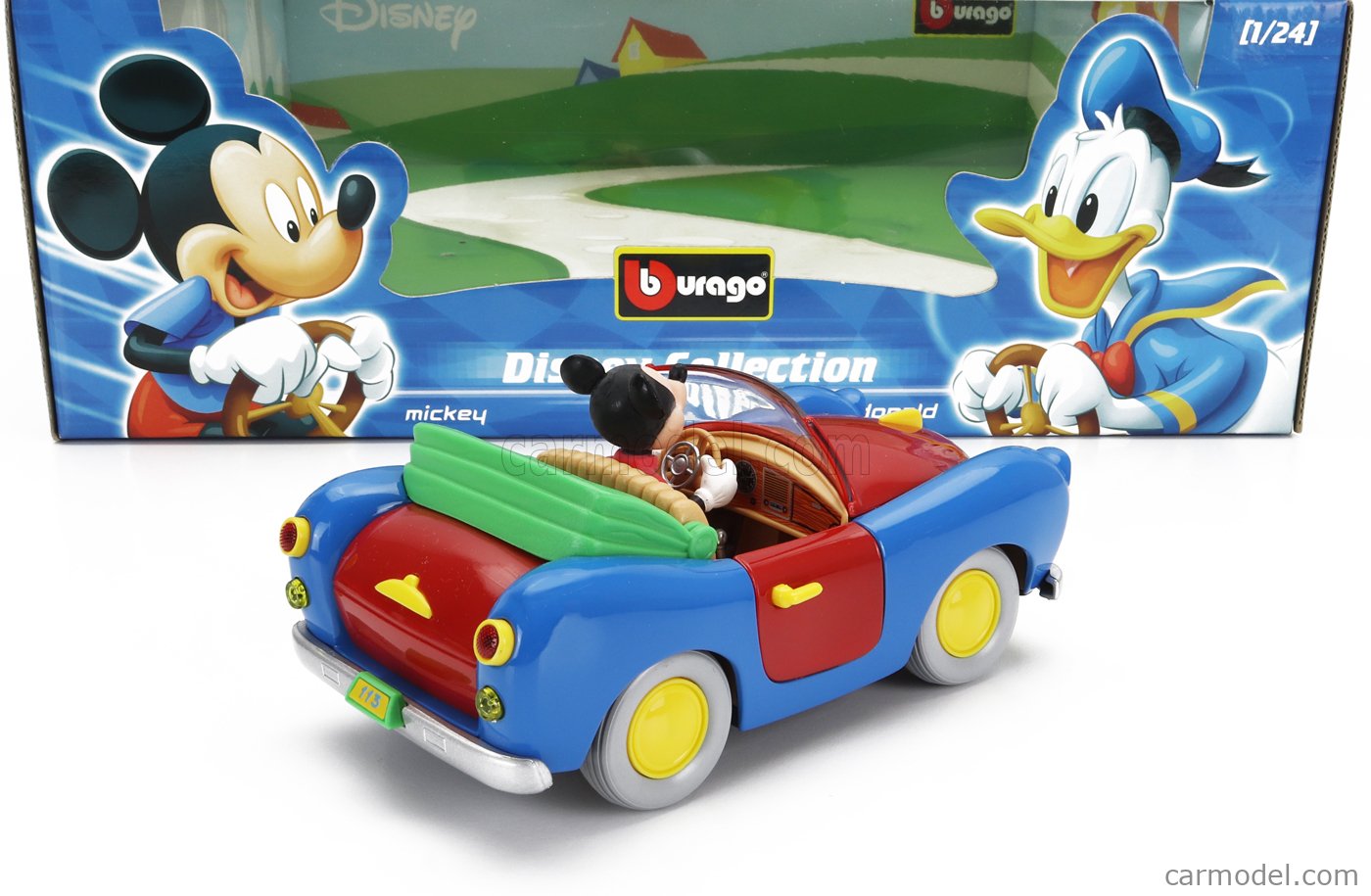 BURAGO 28101 Scale 1/24 | WALT DISNEY SET 2X AUTO 113 DI