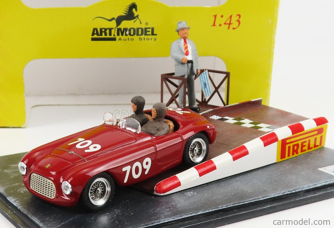 Miniature Ferrari 166MM Spyder – Mille Miglia, Art Model 1/43 (occasion)
