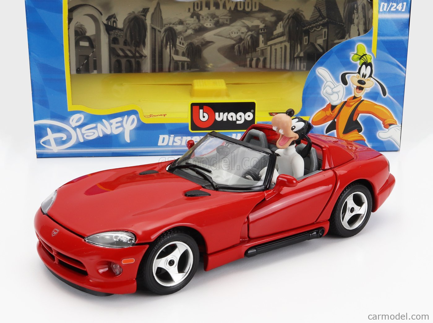 BURAGO 2305 Scale 1/24 | WALT DISNEY DODGE VIPER RT/10 DI PIPPO - GOOFY ...