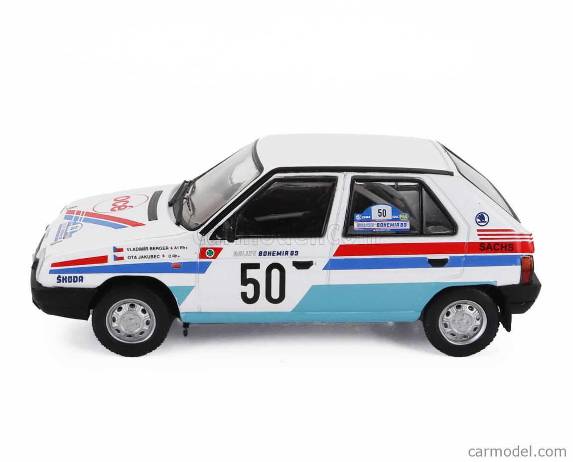 Skoda Favorit 136L #21 Rally Tsjechië 1:43 1990 | Jagersma Miniaturen