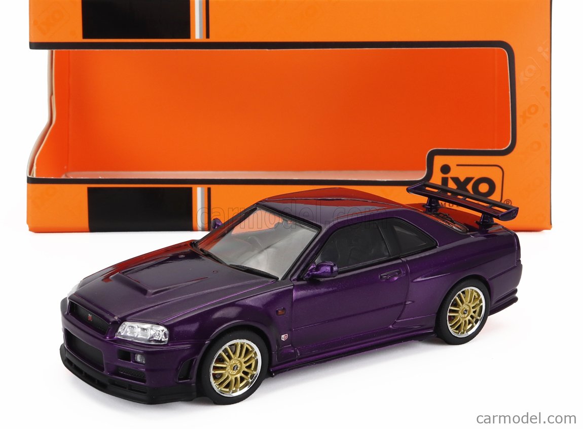 IXO-MODELS CLC526N.22 Масштаб 1/43 | NISSAN SKYLINE GT-R (R34) CUSTOMIZED  2002 PURPLE