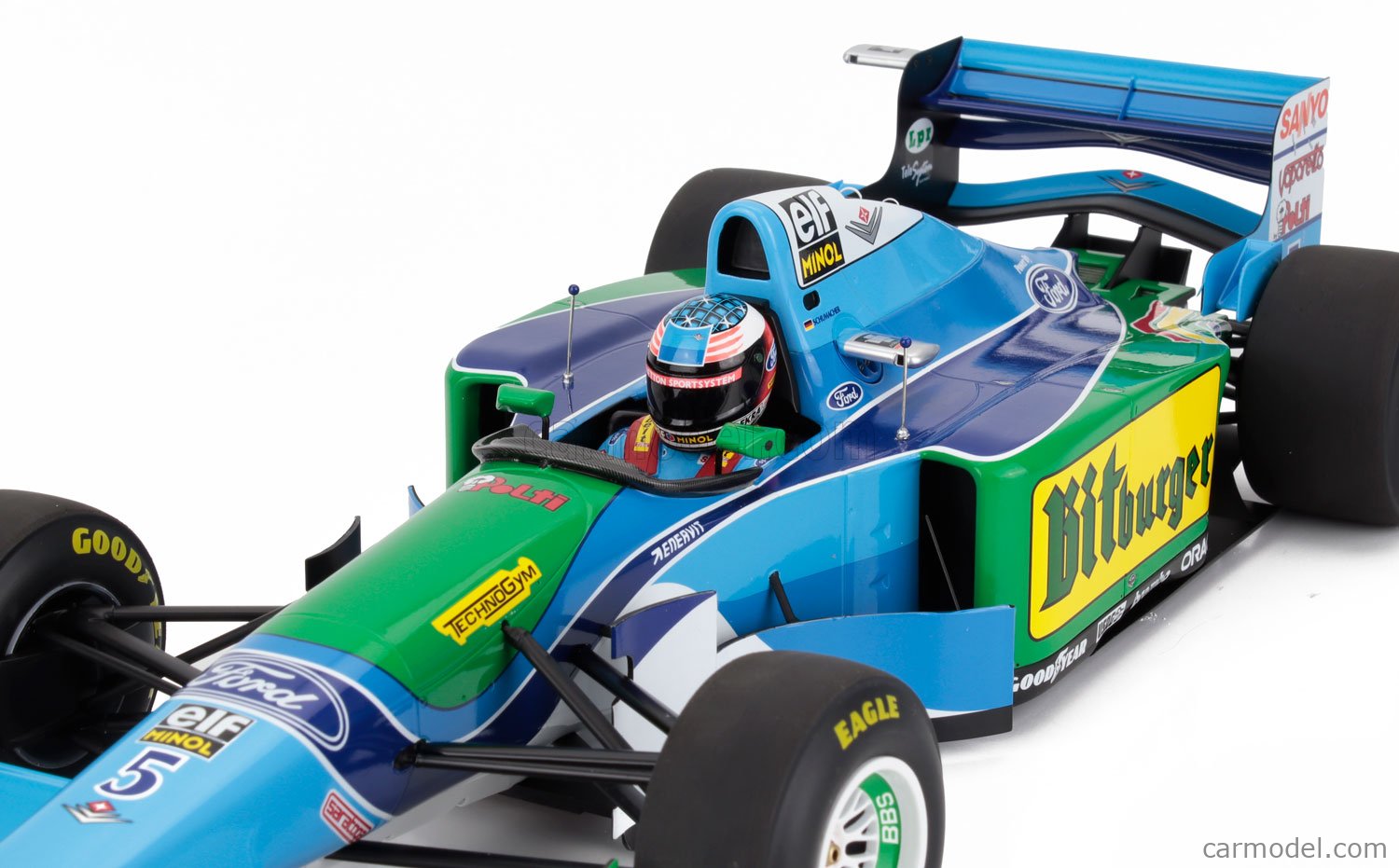 Miniature Minichamps 1/43 Benetton Ford B194 - Schumacher 1994 - Occasion