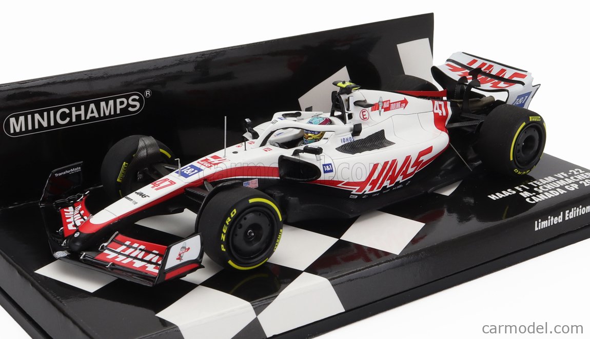 Minichamps 1/43 - Haas F1 VF-22 - Mick Schumacher - Canada GP - Précommande
