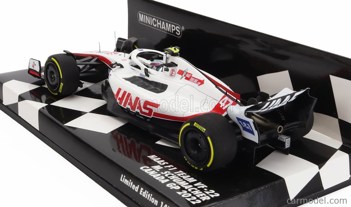 Minichamps 1/43 - Haas F1 VF-22 - Mick Schumacher - Canada GP - Précommande