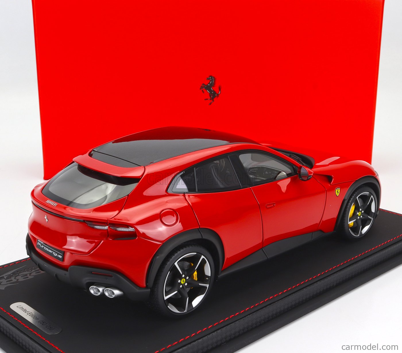 BBR 1/18 Ferrari Purosangue 2022 - Blu Corsa, Avec Vitrine