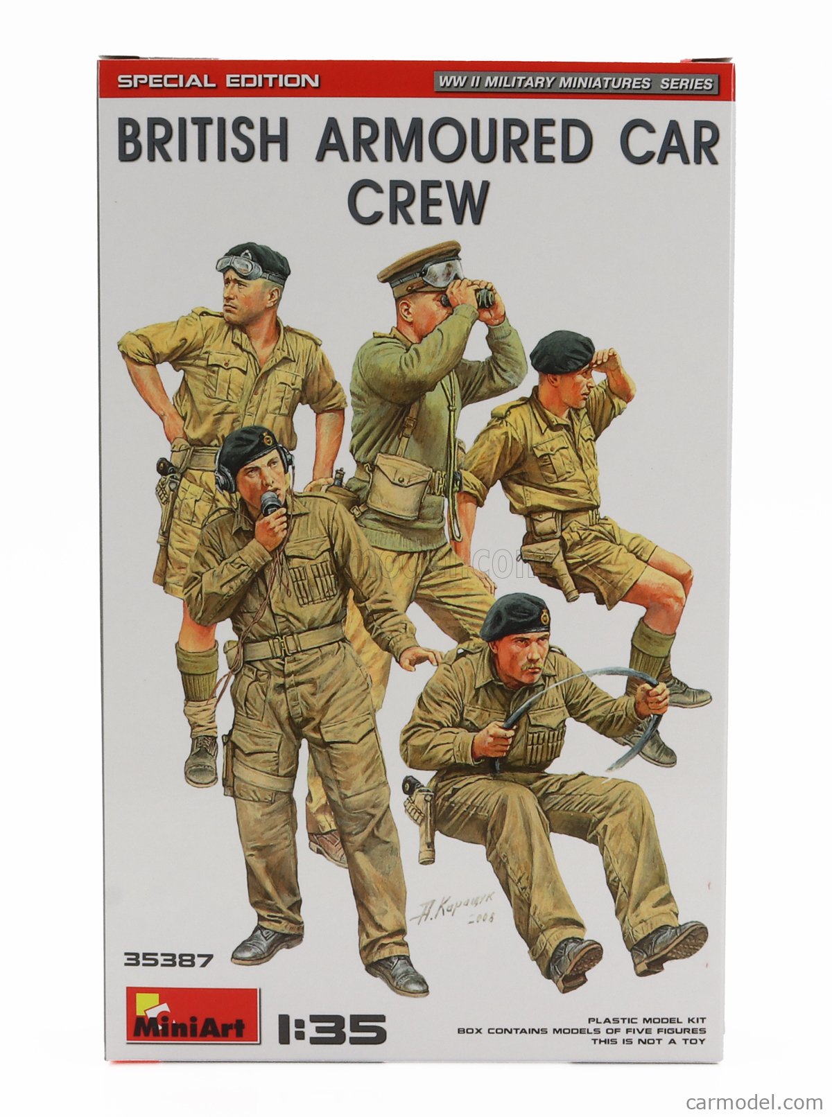 MINIART 35387 Scale 1/35 | FIGURES MILITARY BRITISH ARMOURED CAR CREW